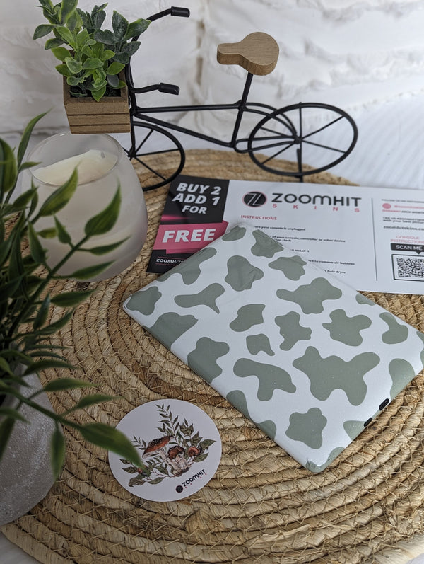 Green Cow Amazon Kindle Decals Skins