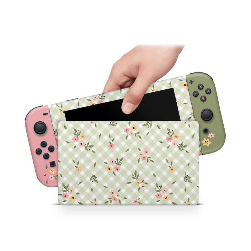 Spring Flavor Nintendo Switch Skin Decal For Console Joy-Con And Dock
