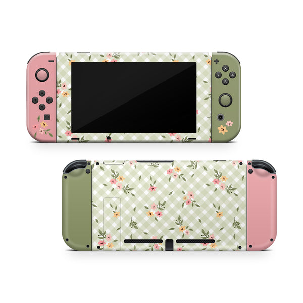 Spring Flavor Nintendo Switch Skin Decal For Console Joy-Con And Dock