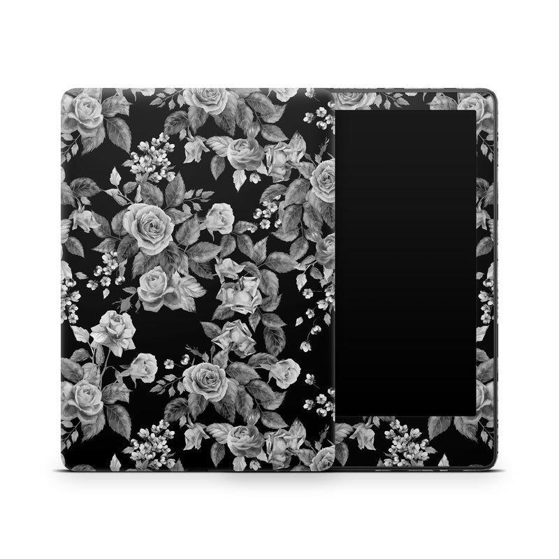 Dark Flowers Amazon Kindle Decals Skins