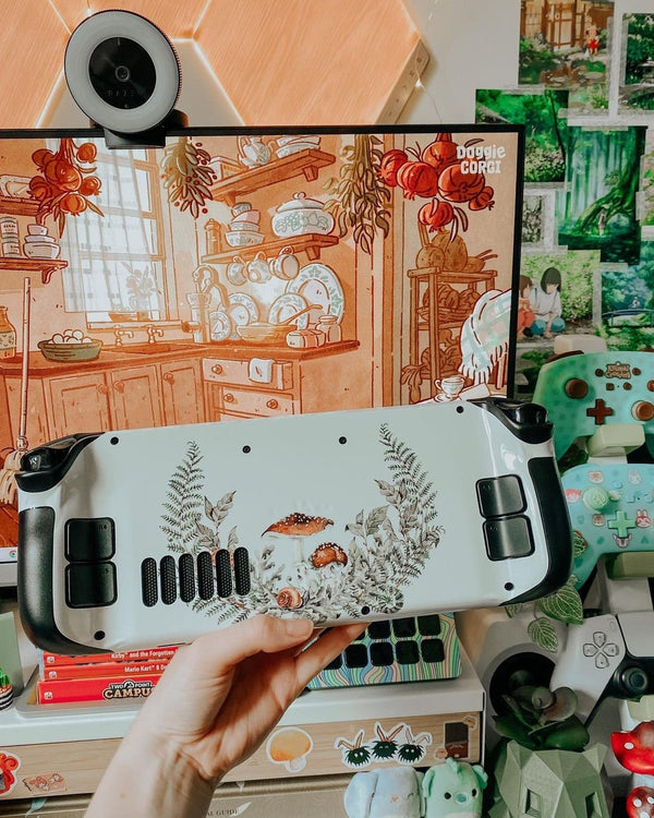 Steam Deck Valve Skins Vinyl Sticker Forest Design Premium Skin