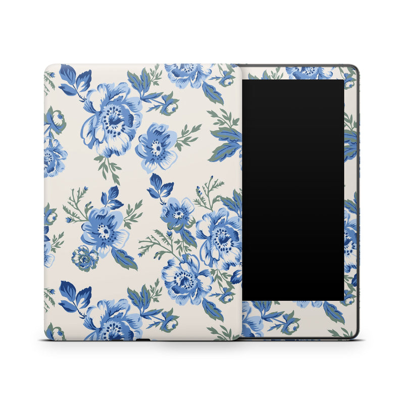Blue Old Fashioned Amazon Kindle Decals Skins