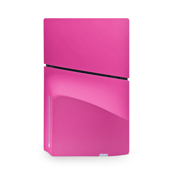 Hot Pink Decal For PS5 Slim Playstation 5 Console And Controller , Full Wrap Vinyl For PS5 Slim