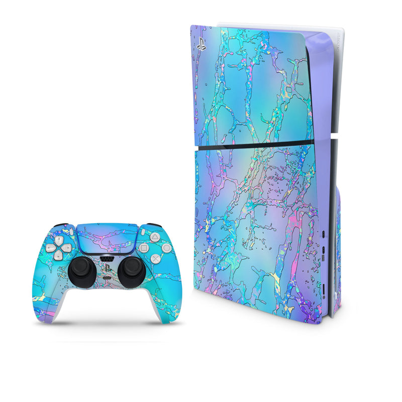 Goth Decal For PS5 Slim Playstation 5 Console And Controller , Full Wrap Vinyl For PS5 Slim