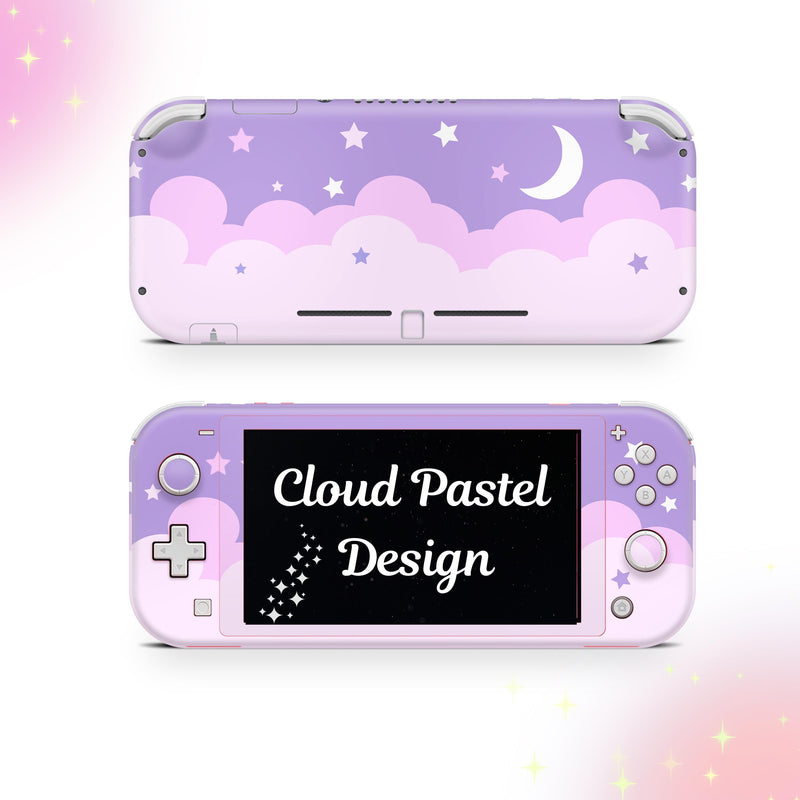Nintendo Switch Lite Skin Decal For Game Console Cloud Pastel