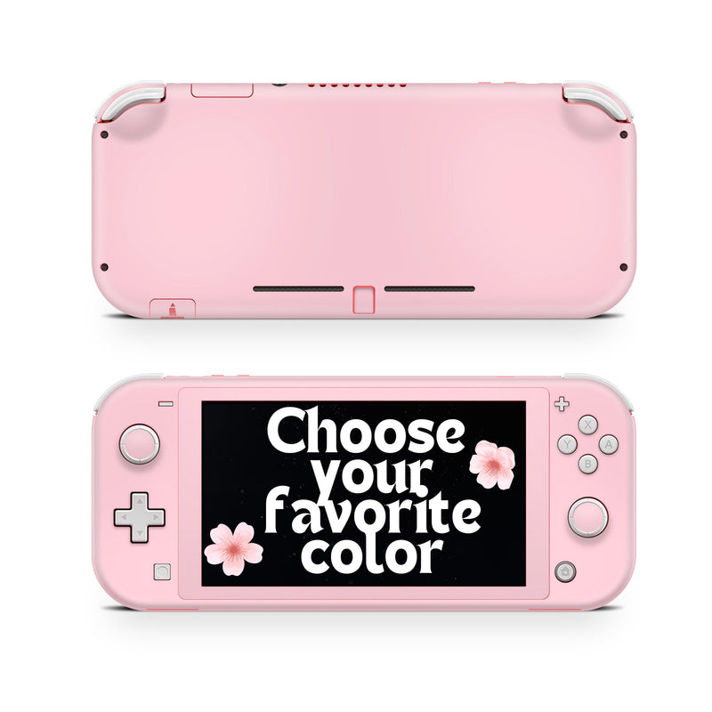 Nintendo Switch Lite Skin Decal For Game Console Custom Solid Color