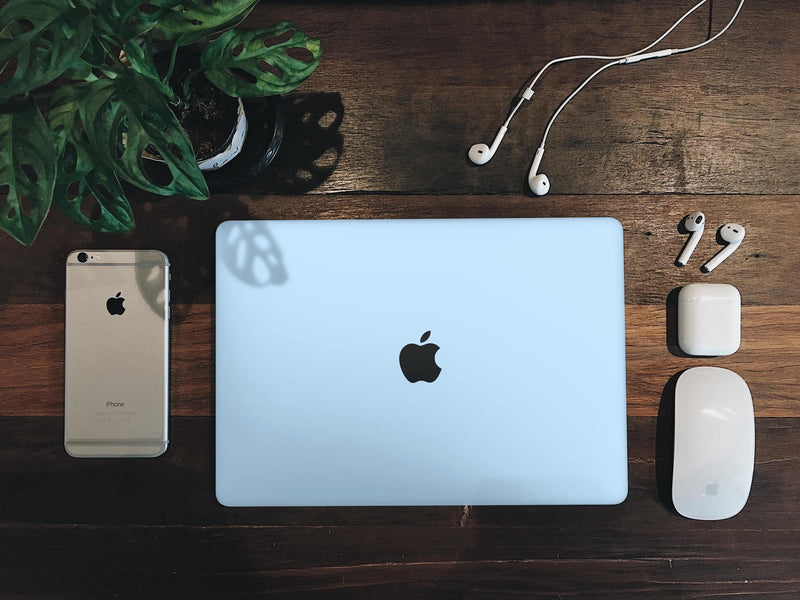 Baby Blue MacBook Skin MacBook Pro Skin MacBook Air Pro 13 15 inch Touch Bar Skin Laptop Decal Vinyl Sticker