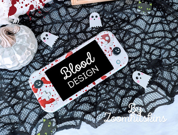 Nintendo Switch Lite Skin Decal For Console Blood