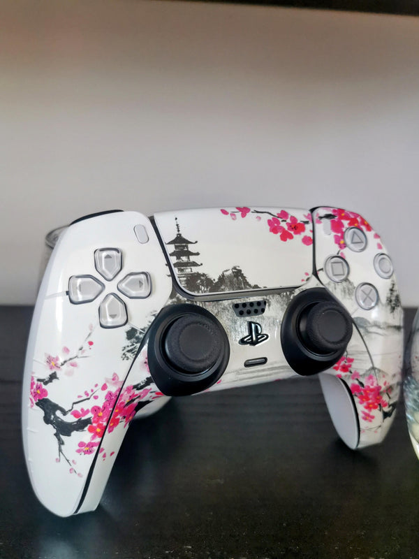 Temple Decal For PS5 Slim Playstation 5 Console And Controller , Full Wrap Vinyl For PS5 Slim
