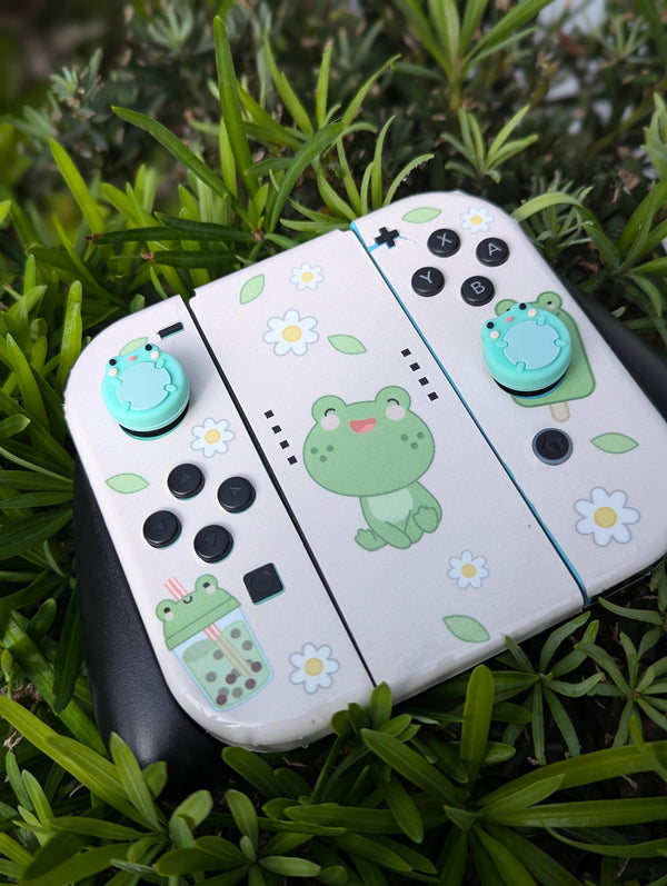 Oled Nintendo Switch Skin Decals Frog Wrap Vinyl