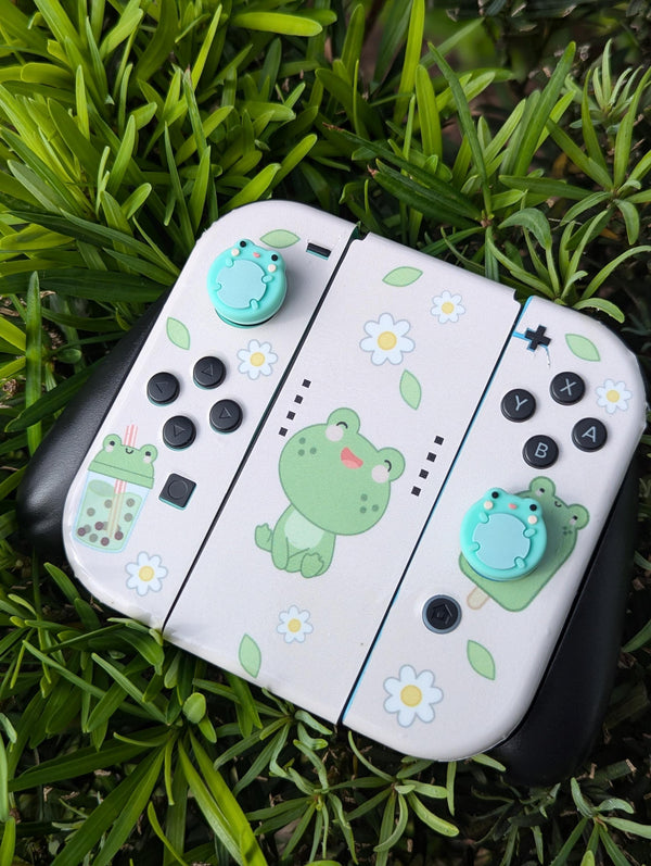 Oled Nintendo Switch Skin Decals Frog Wrap Vinyl