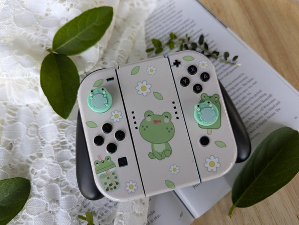 Oled Nintendo Switch Skin Decals Frog Wrap Vinyl