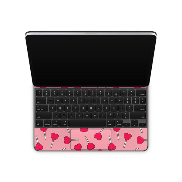 Apple Magic Keyboard Skin Decals Candy Hearts Wrap Vinyl
