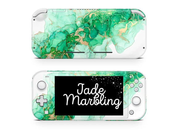 Jade Marbling Nintendo Switch Lite Skin Decal For Game Console