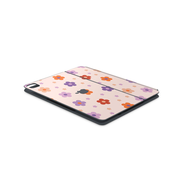 Apple Magic Keyboard Skin Decals Peace Flowers Wrap Vinyl