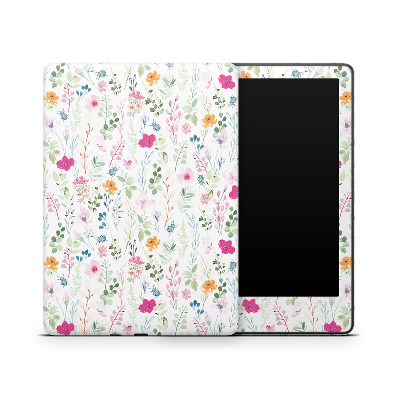 White Garden Amazon Kindle Decals Skins