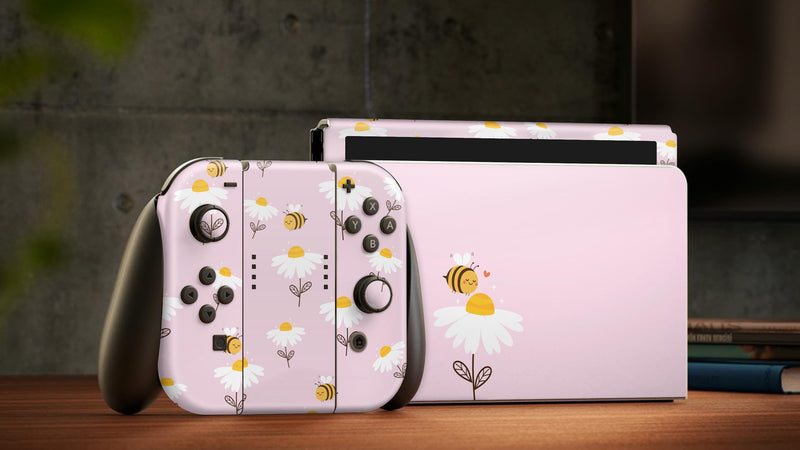 Oled Nintendo Switch Skin Bee Wrap Vinyl