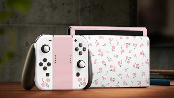 Oled Nintendo Switch Skin Romantic Wrap Vinyl