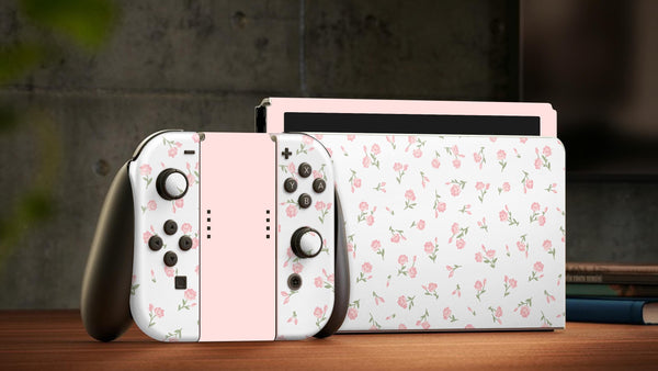 Romantic Nintendo Switch Skin Decal Sticker Design Set