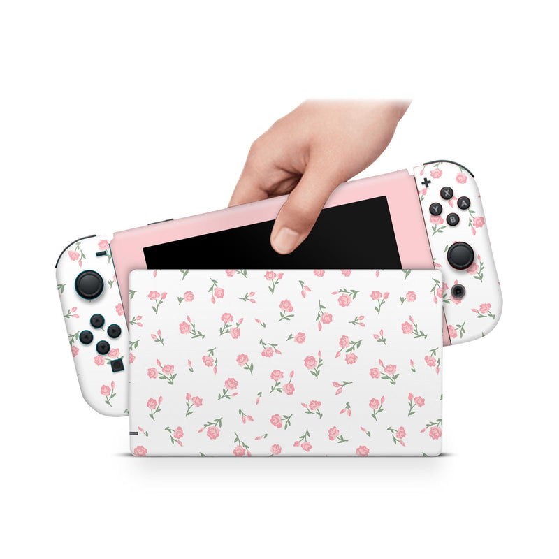 Romantic Nintendo Switch Skin Decal Sticker Design Set