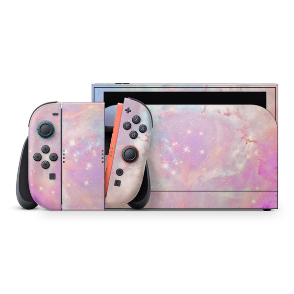 Galaxy Dream Nintendo Switch 2 Skin: Coquette Pastel Console Decal