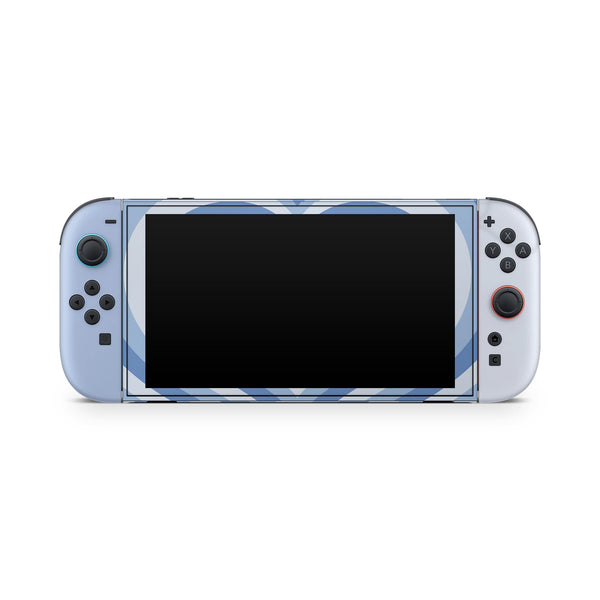 Nintendo Switch 2 Skin  Blue Hearts Design  Coquette Aesthetic