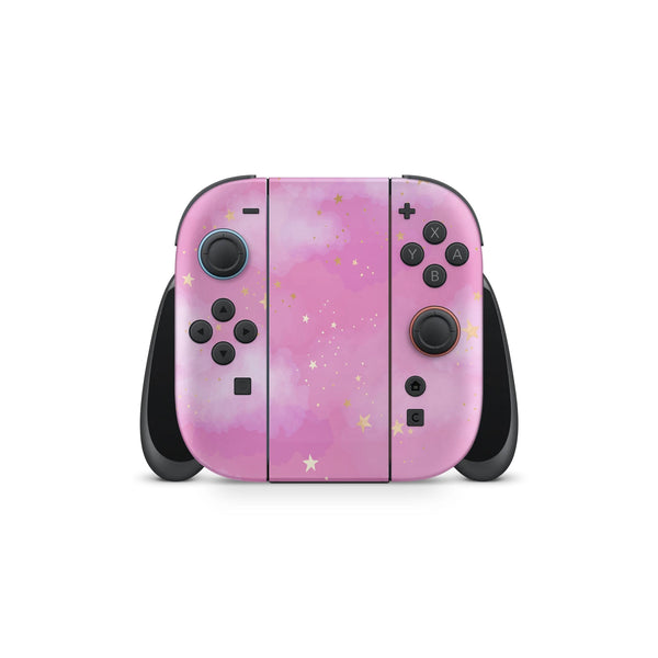 Nintendo Switch 2 Skin  Pink Stardust Galaxy Design