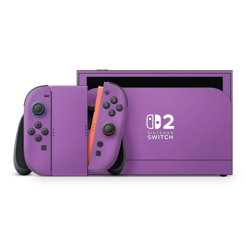 Pre-Order Nintendo Switch 2 Skin  Purple Design  Coquette Aesthetic by ZoomHitSkins