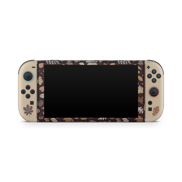 Nintendo Switch 2 Skin  Autumn Leaves Design  Coquette Aesthetic