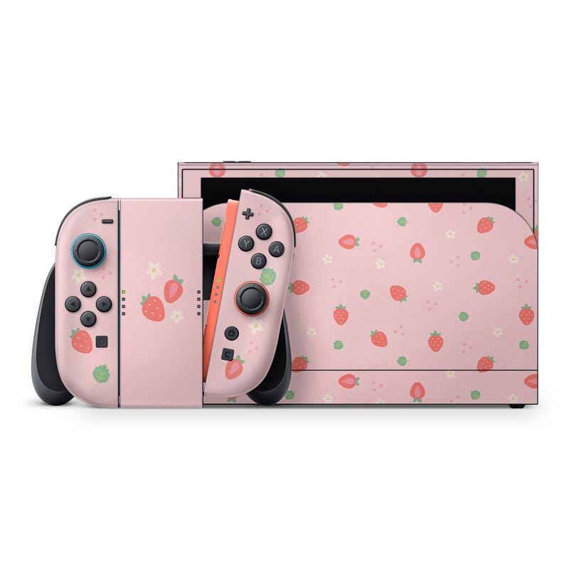 Nintendo Switch 2 Skin  Little Berries Design  Coquette Aesthetic