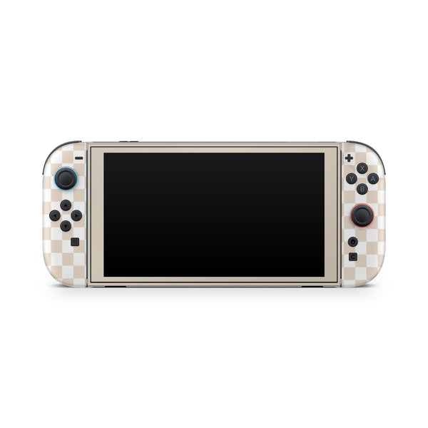 Nintendo Switch 2 Skin – Checkerboard Design Decal Wrap for Console, Dock & Joy-Cons