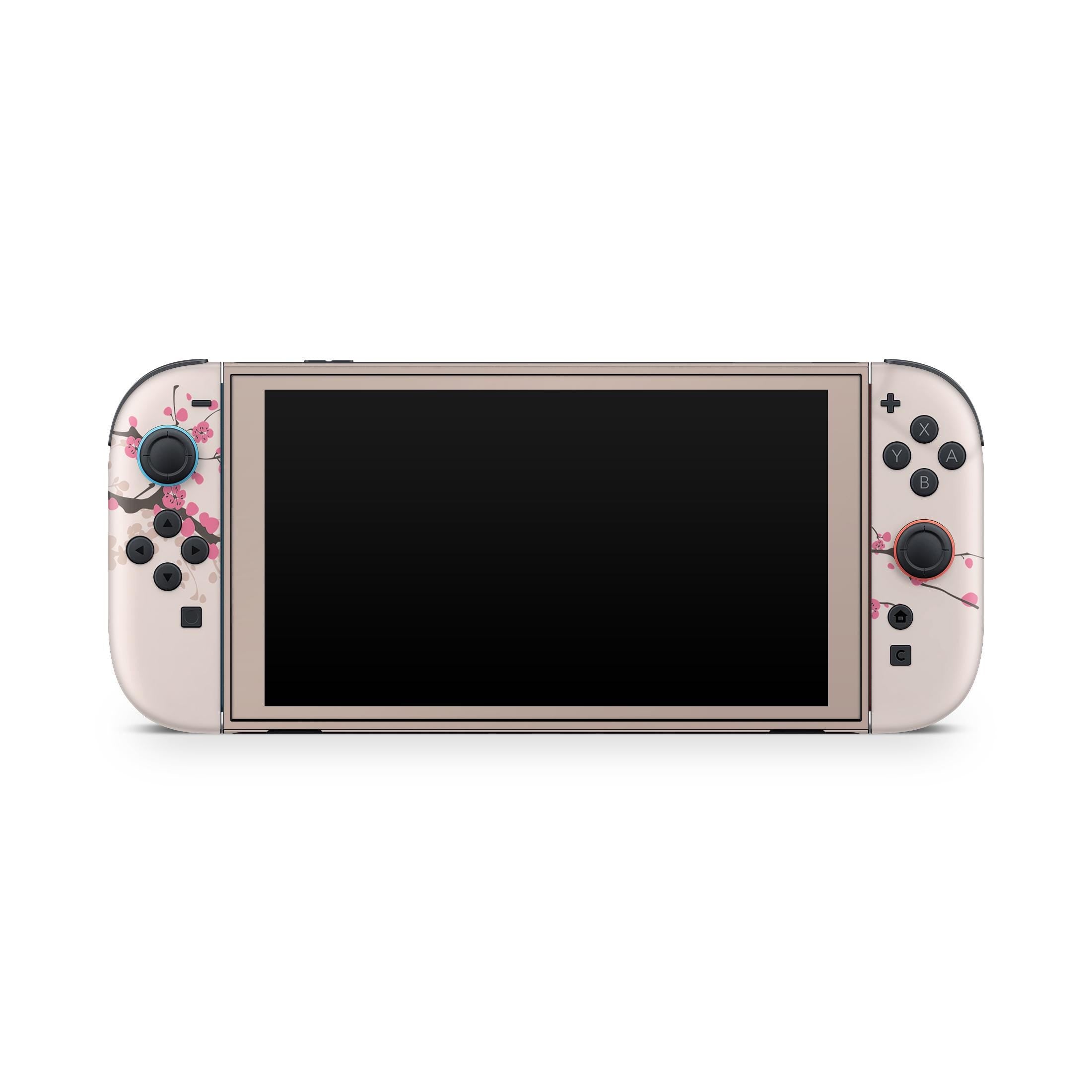Nintendo Switch 2 Skin Sakura Pink Full Wrap Cover | ZoomHitskins