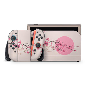Nintendo Switch 2 Skin – Sakura Pink Cherry Blossom Floral Decal