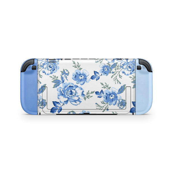 Pre-Order Nintendo Switch 2 Skin  Blue Flowers Design  Coquette Aesthetic by ZoomHitSkins