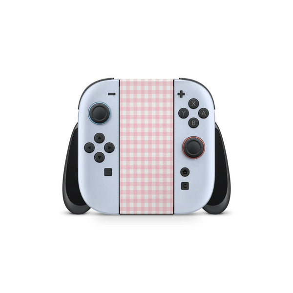 Nintendo Switch 2 Skin  Pastels Gingham Design  Coquette Aesthetic by ZoomHitSkins