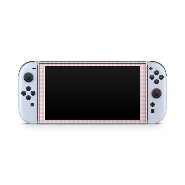 Nintendo Switch 2 Skin  Pastels Gingham Design  Coquette Aesthetic by ZoomHitSkins