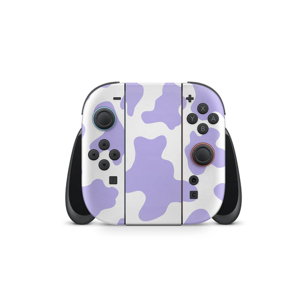 Purple Cow Nintendo Switch 2 Skin  Glitter Option  ZoomHitSkins Exclusive