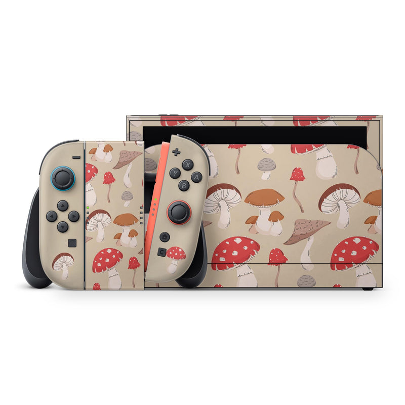 Nintendo Switch 2 Skin  Mushrooms Design  Coquette Aesthetic by ZoomHitSkins