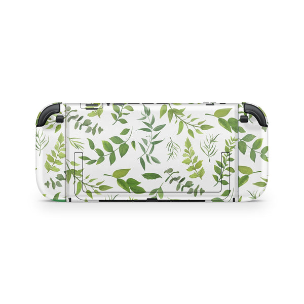 Leafy Green Skin for Nintendo Switch 2 – Premium 3M Vinyl Decal