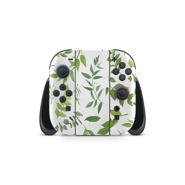 Leafy Green Skin for Nintendo Switch 2 – Premium 3M Vinyl Decal