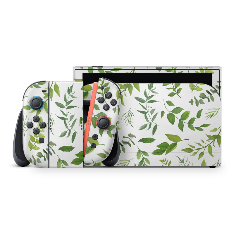 Leafy Green Skin for Nintendo Switch 2 – Premium 3M Vinyl Decal