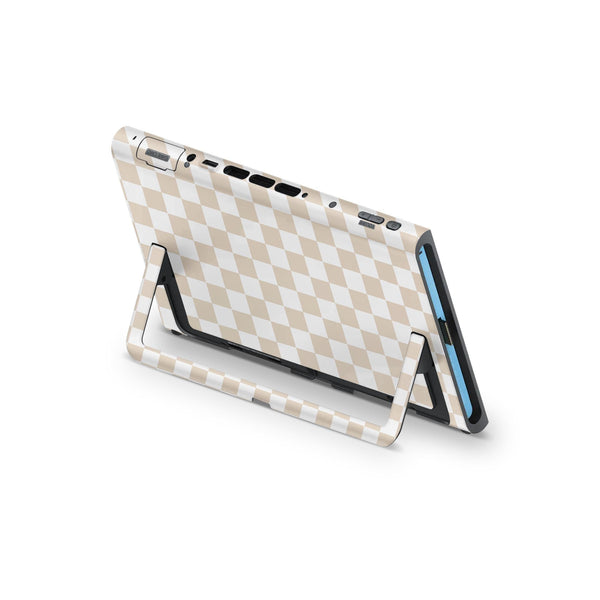 Pre-Order Nintendo Switch 2 Skin  Cherckerboard Beige  Coquette Aesthetic by ZoomHitSkins