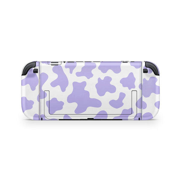 Nintendo Switch 2 Skin — Purple Cow Print