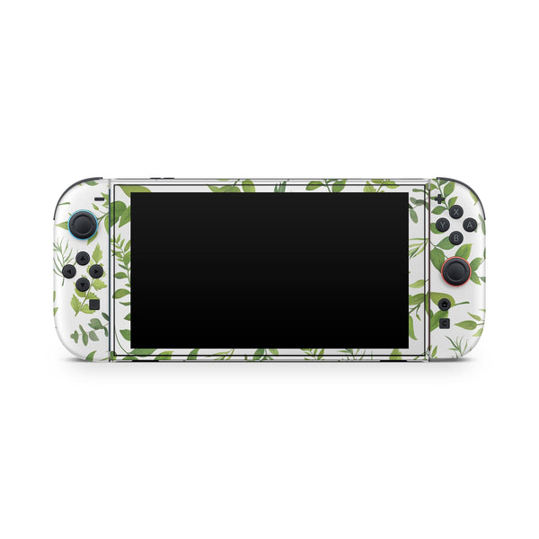 Leafy Green Skin for Nintendo Switch 2 – Premium 3M Vinyl Decal