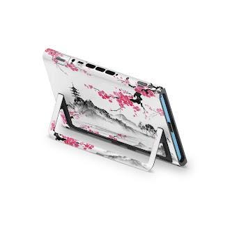 Cherry Blossom Nintendo Switch 2 Skin: Japanese Temple Art Decal