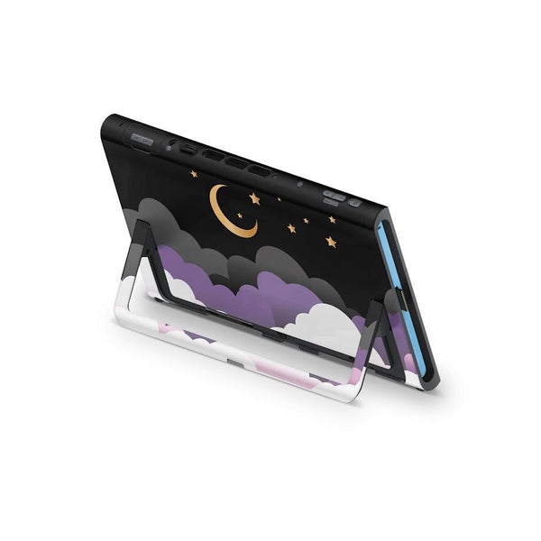 Black Moon Nintendo Switch 2 Skin: Starry Night Sky Decal - Glossy, Matte, or Glitter