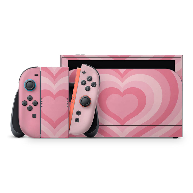 I love You Nintendo Switch 2 Skin  Glitter Matte Option  ZoomHitSkins Exclusive
