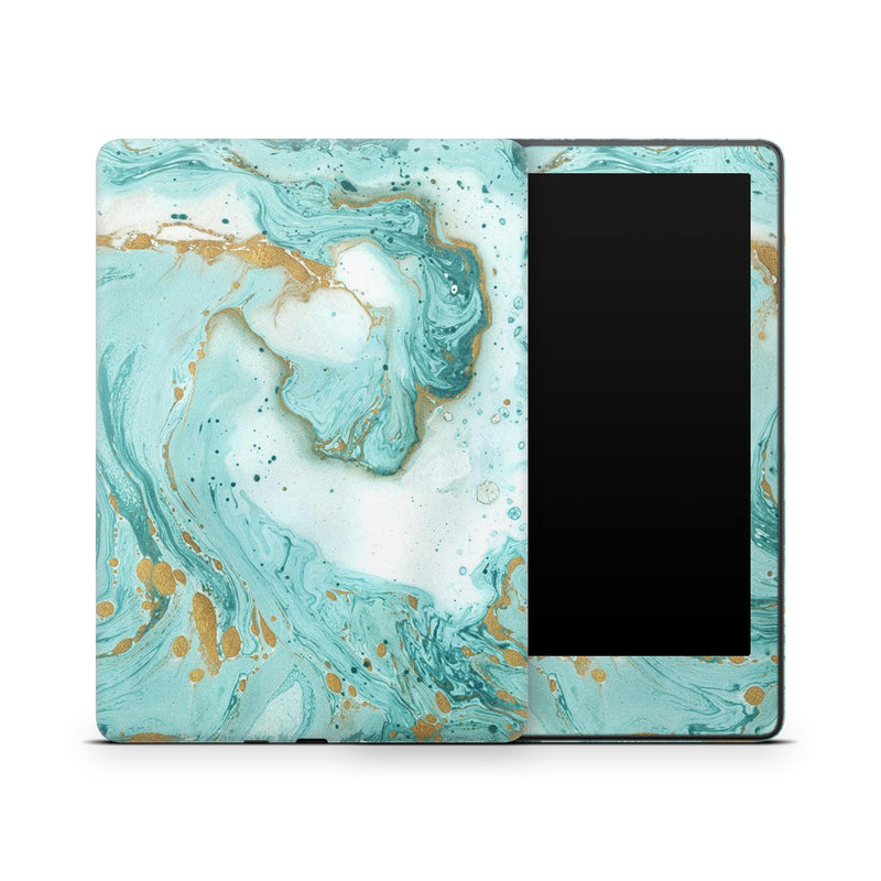 Aqua Marble Amazon Kindle Decals Skins