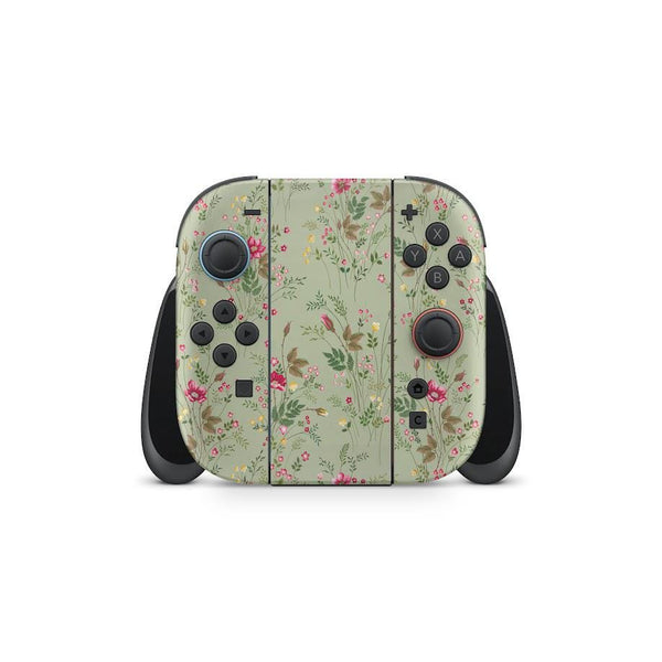 Nintendo Switch 2 Skin  Foliage Design  Green Leaves by ZoomHitSkins