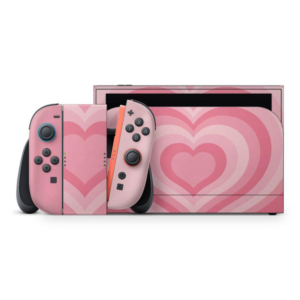 I love You Nintendo Switch 2 Skin  Glitter Matte Option  ZoomHitSkins Exclusive
